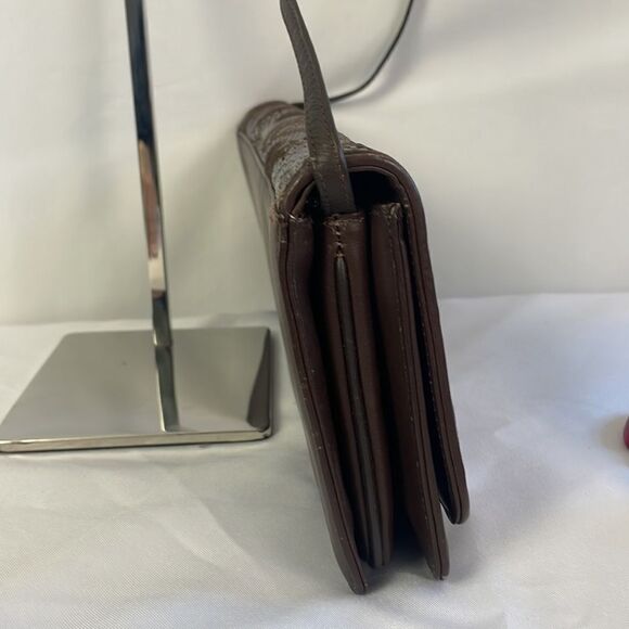 Carlos Falchi Snake And Leather Rect Vintage Bag - Picture 3 of 6